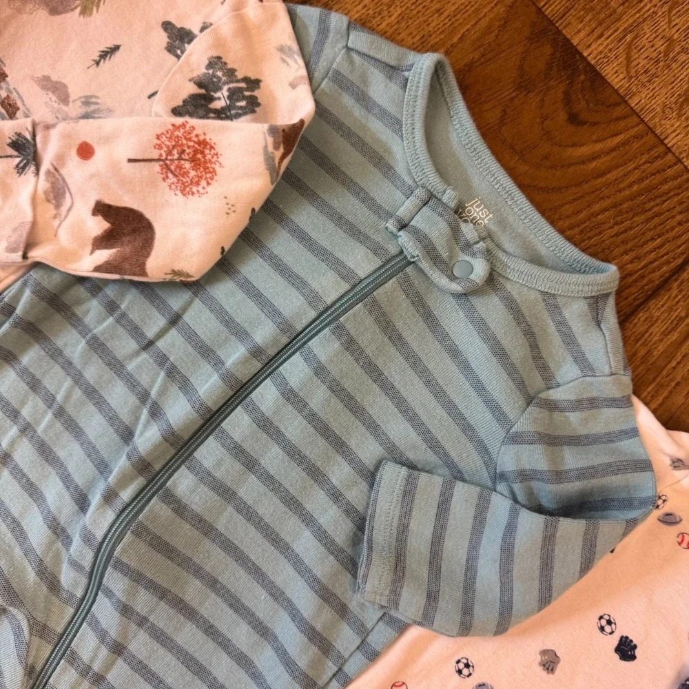 Baby Sleepers Boy 3 Months Outfits Clothes Carter's Sleep N Plays Rompers Footed